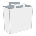 Flat Handle Paper Bags