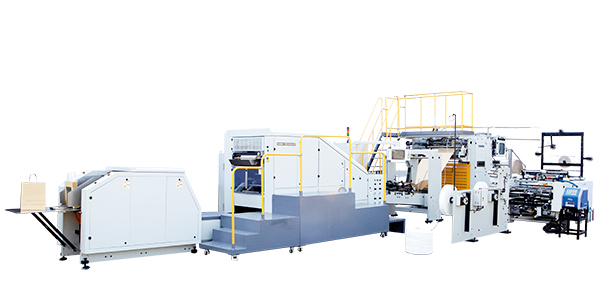 Roll Fed Twisted Handle Paper Bag Machine