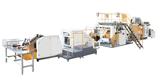 Fully Automatic Roll Fed Flat Handle Paper Bag Machine