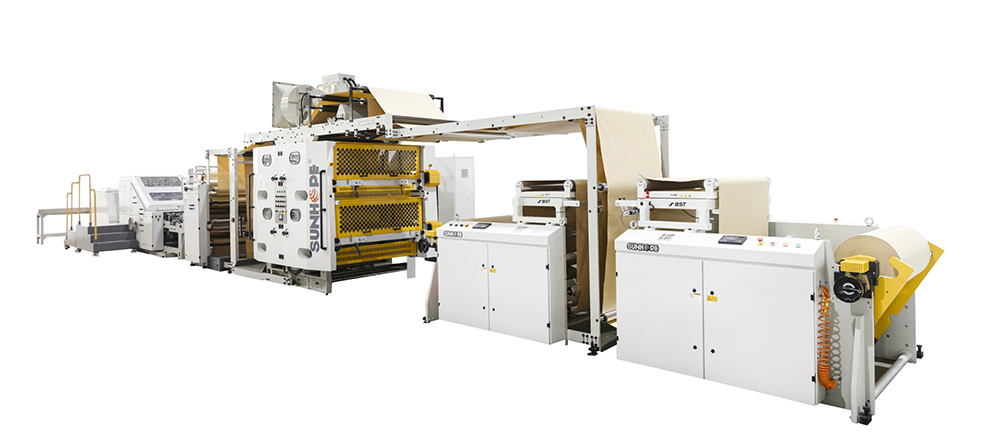 Roll Fed Square Bottom Paper Bag Machine