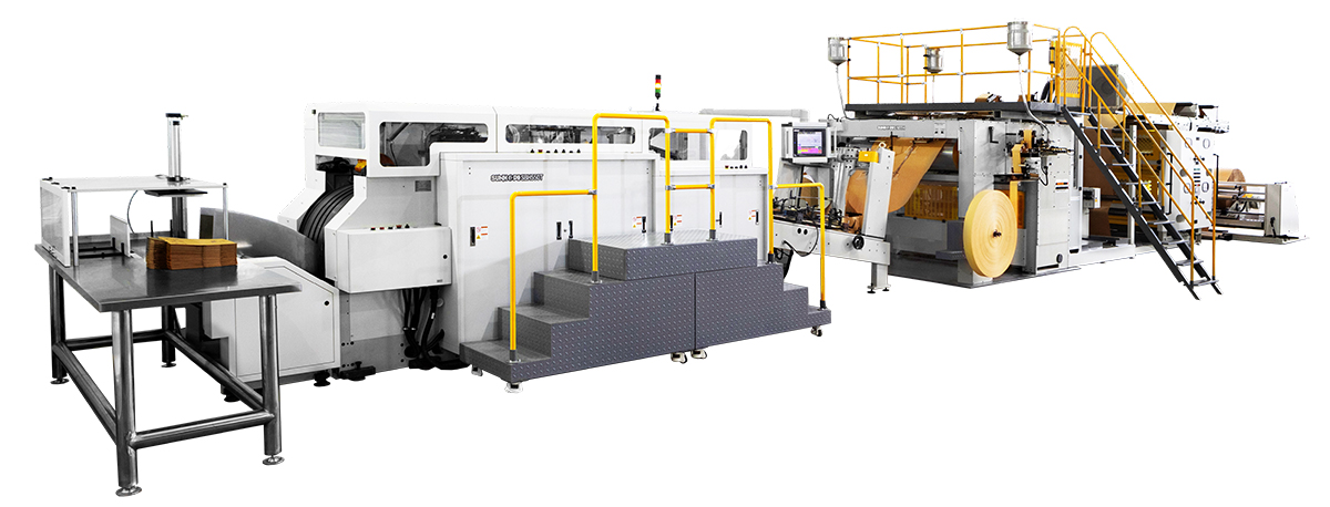 Automatic Roll Fed Twisted Handle Paper Bag Machine